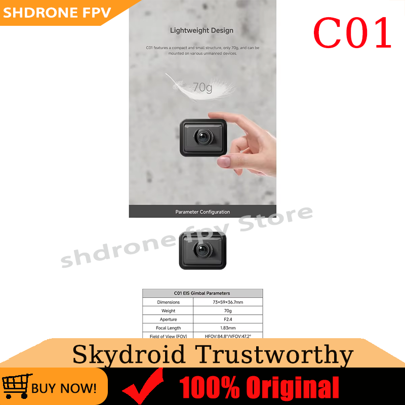 Drone Camera Wide Angle - Skydroid C01 FPV Camera 1000TVL CMOS