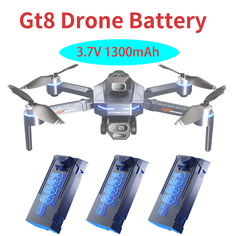 Drone Camera Professional - Original 3.7V 1300mAh GT8 Drone Battery