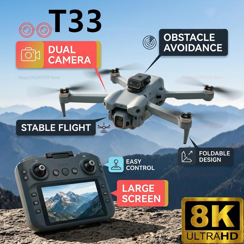 Drone Camera Hd - 2026 New T33 RC Drone 8K
