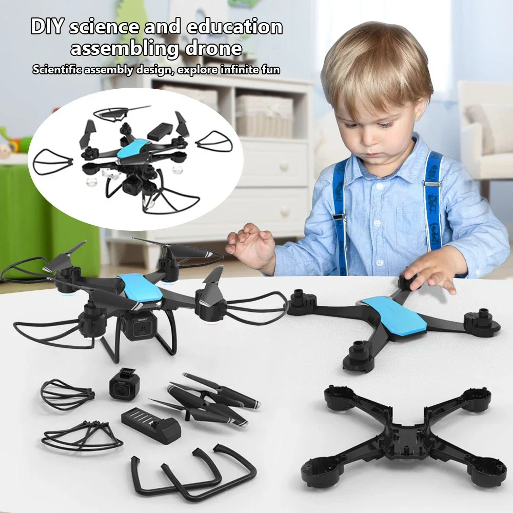 Drone Camera 4K - JJRC H108 DIY Teaching Assembly Mini