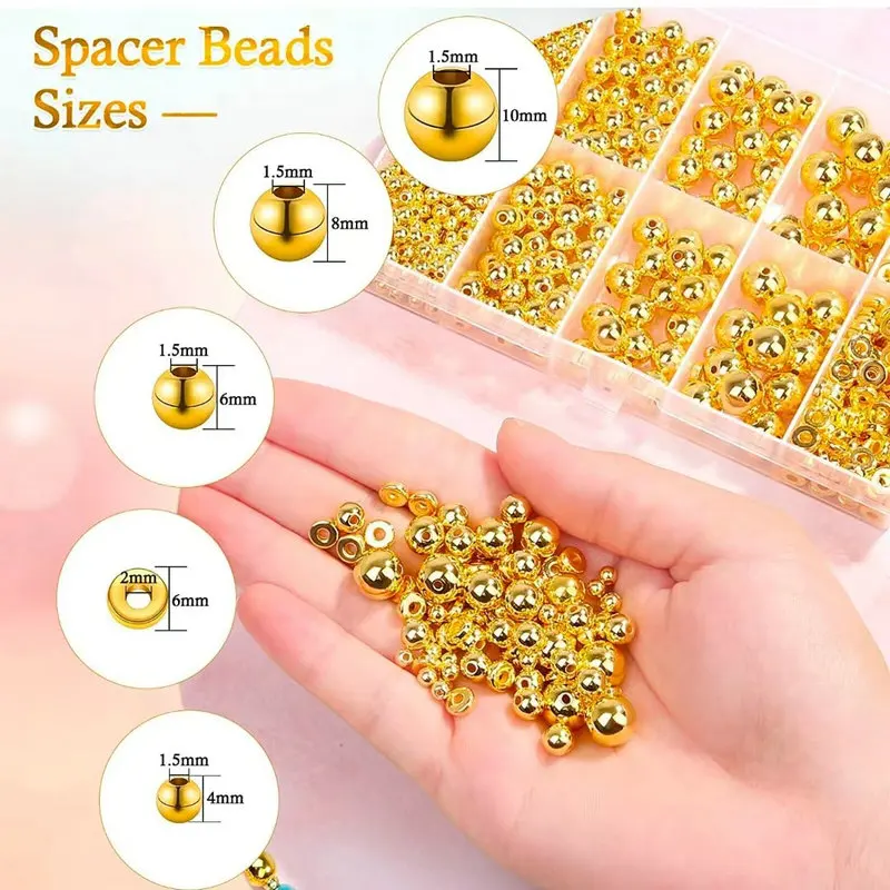 Drone Camera Stabilized - 1000pcs Golden Spacer Beads Kit CCB