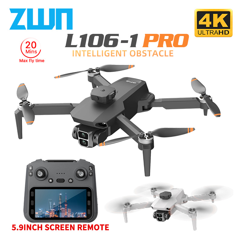 Drone Camera 4K - L106-1PRO GPS Professional Drone With 4K