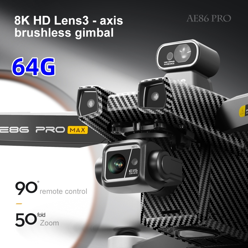 Drone Camera Professional - AE86 PRO MAX GPS Drone Professional