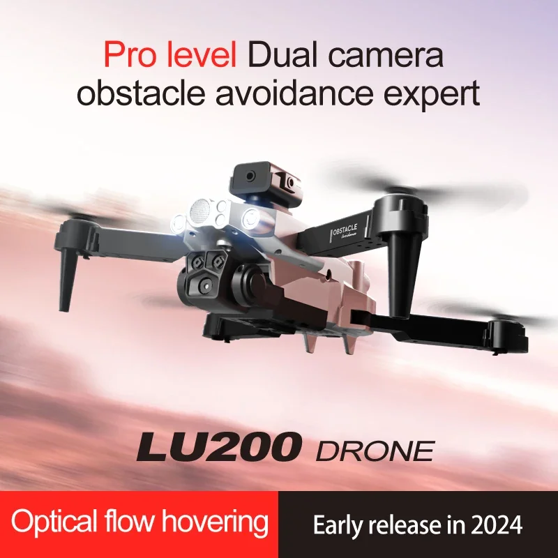 Drone Camera Mount - LU200 8K GPS Drone Triple Camera