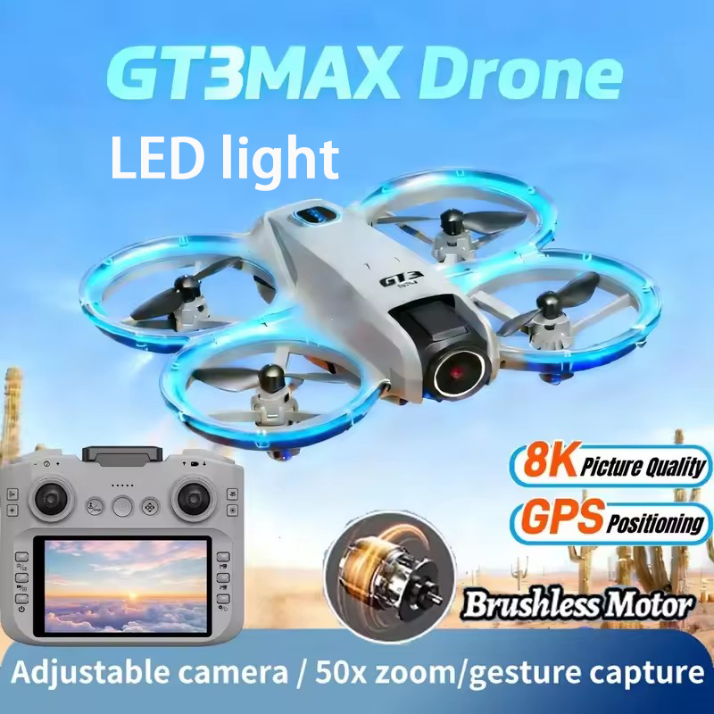 Drone Camera 4K - GT3 Max Drone 8k Hd Aerial