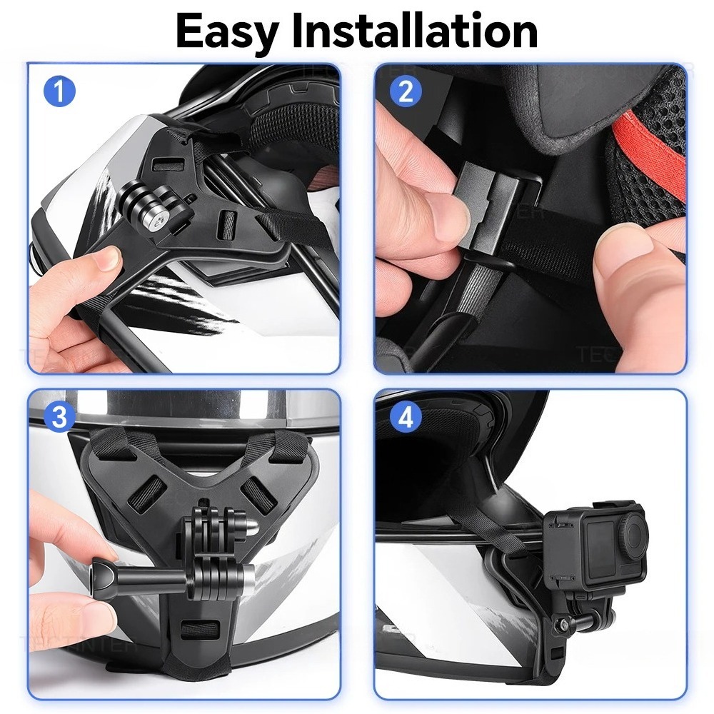 Motorcycle Helmet Chin Strap M - đánh giá và giá Drone Camera Action