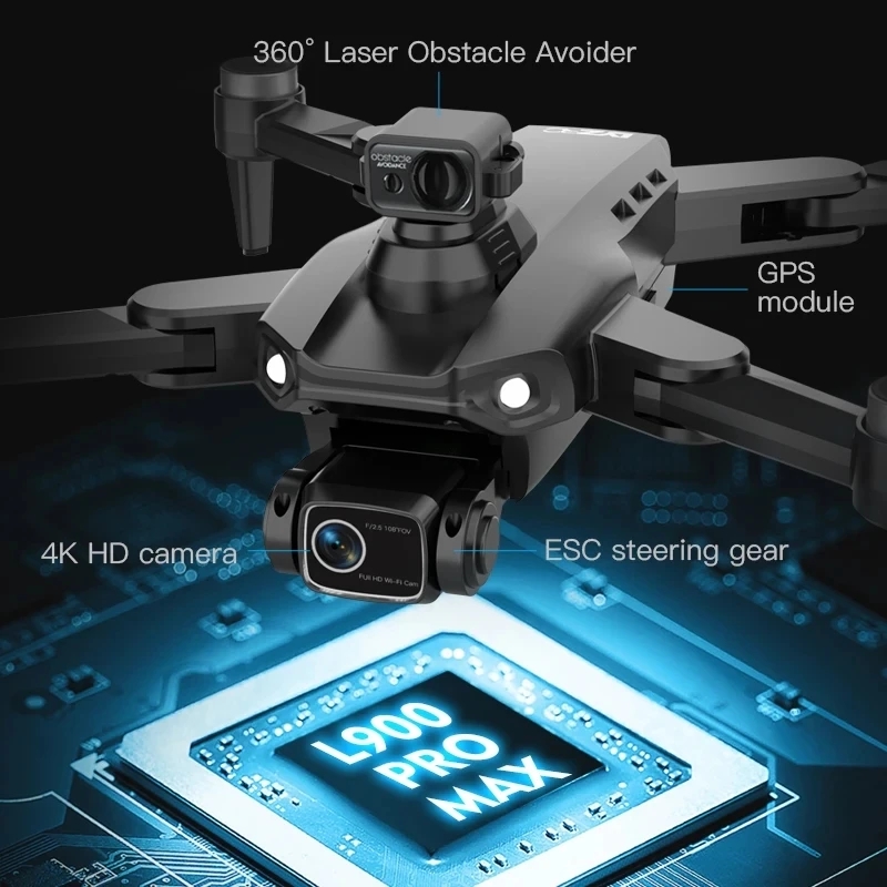 L900 Pro MAX GPS Drone 4K Prof - đánh giá và giá Drone Camera Wide Angle