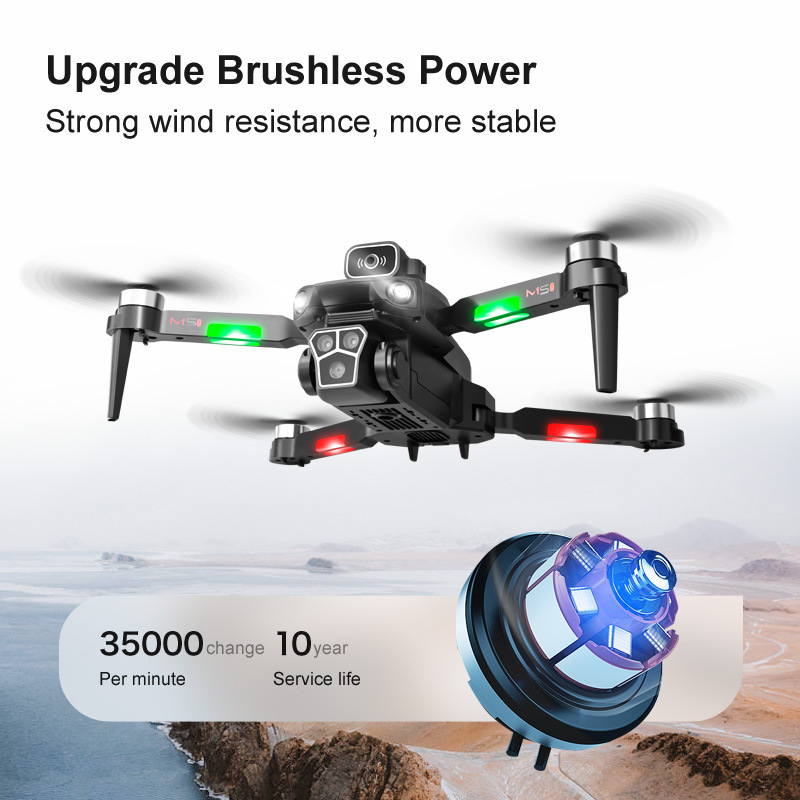 M1S Drone 4K Three Camera Brus - đánh giá và giá Drone Camera Wide Angle