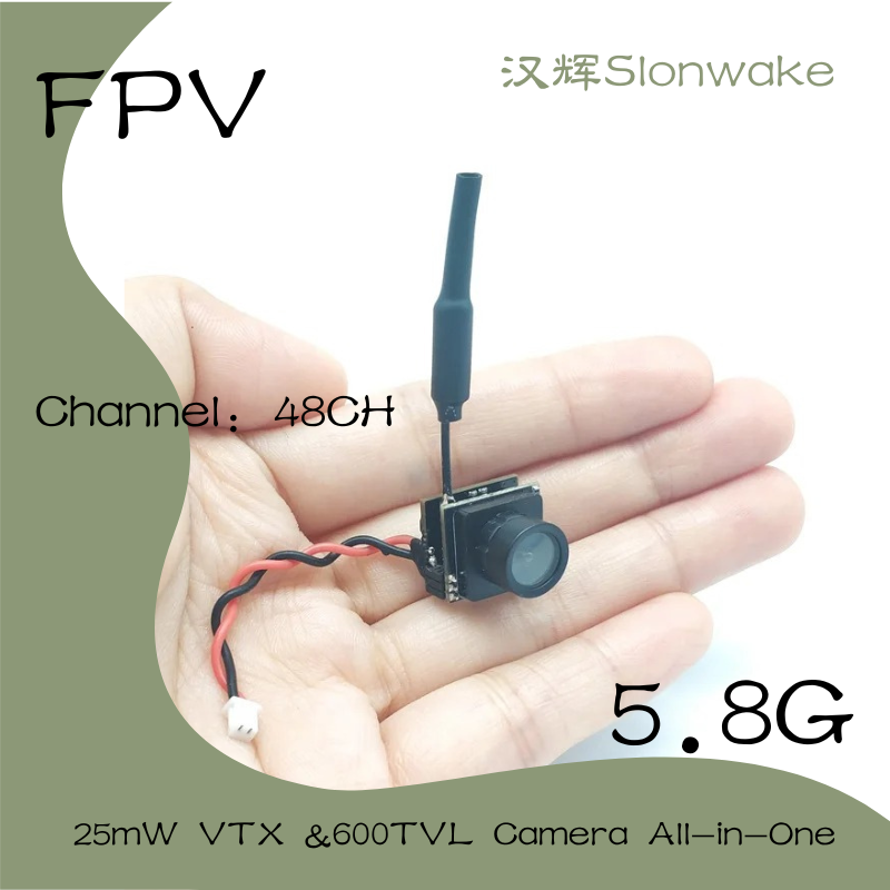 Slonwake 5.8G 48CH 25mW FPV VT - đánh giá và giá Drone Camera Wide Angle