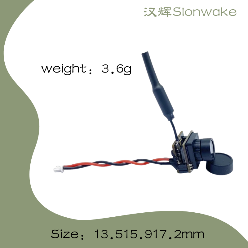 Slonwake 5.8G 48CH 25mW FPV VT - đánh giá và giá Drone Camera Wide Angle