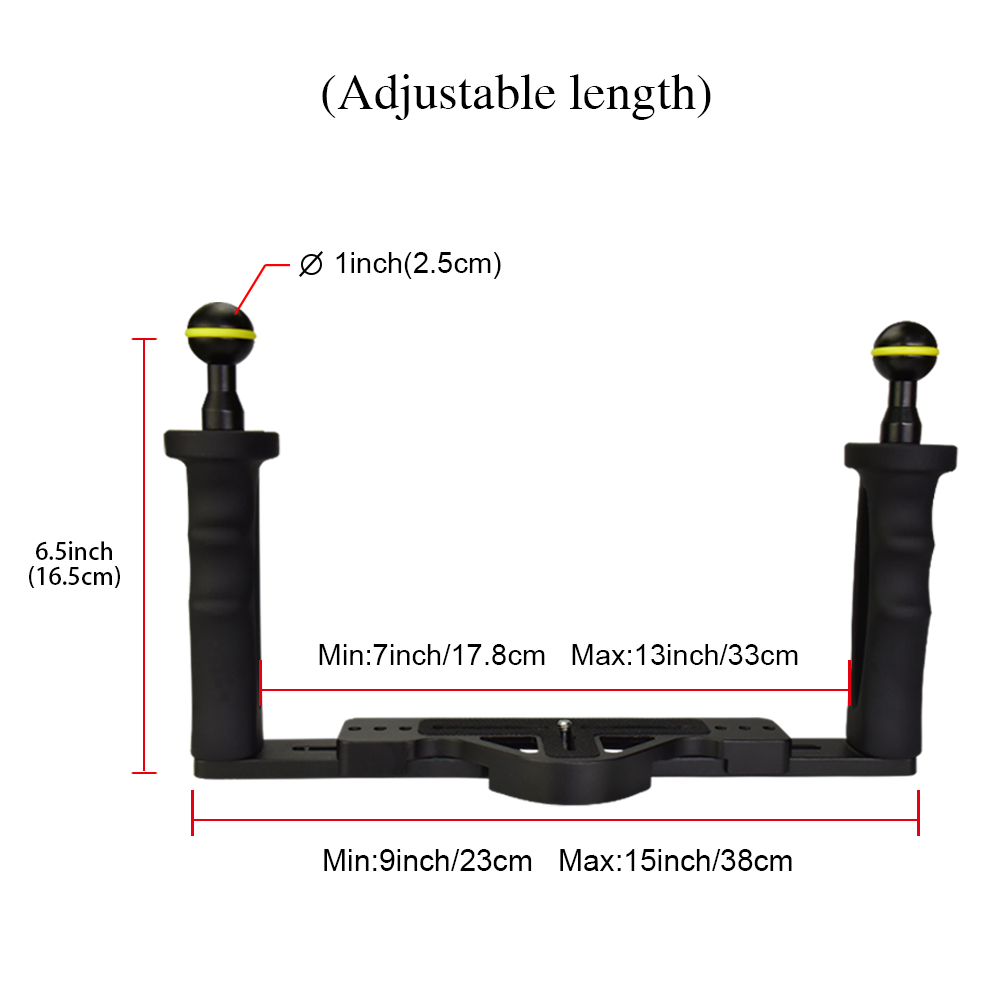 Seafrogs Tay Cầm Hợp Kim Nhôm  - đánh giá và giá Drone Camera Action