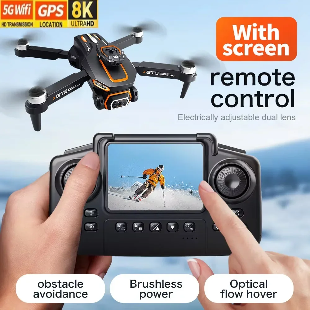 Lenovo GT5 8K HD Dual Lens Dro - đánh giá và giá Drone Camera Wide Angle