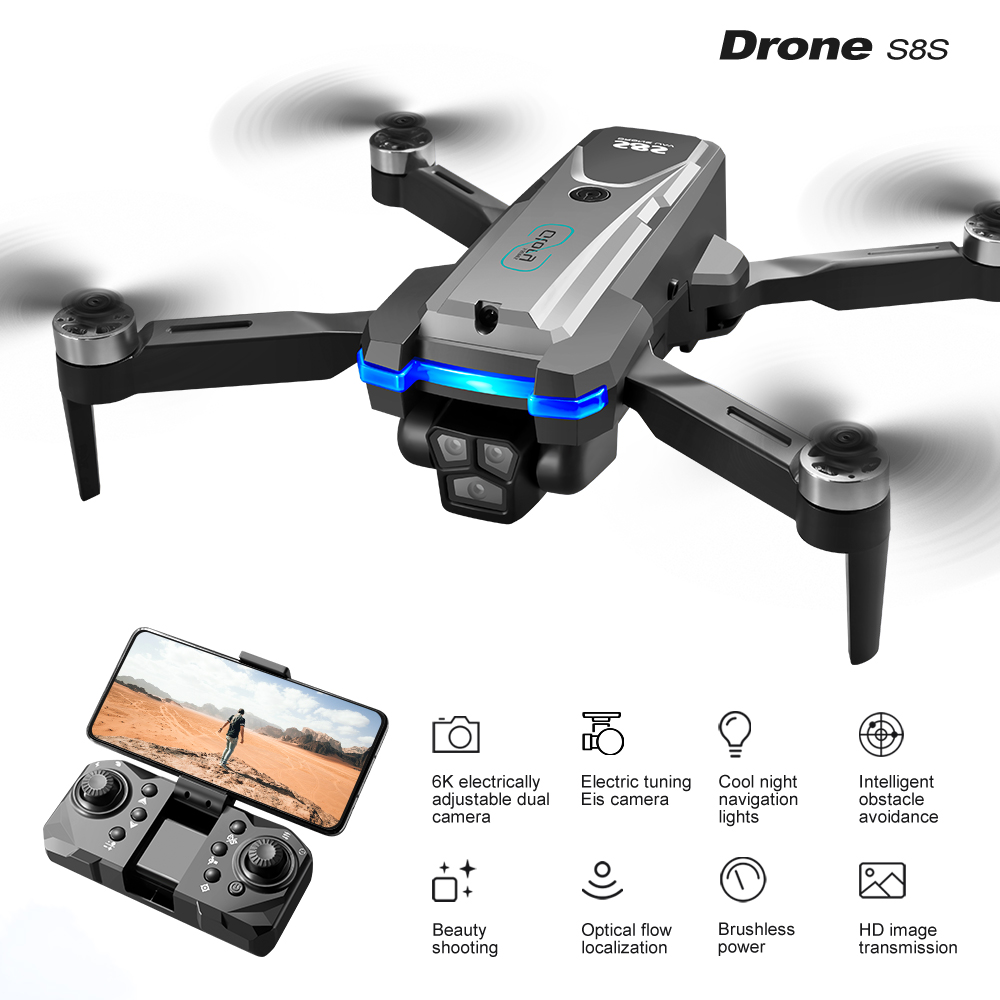 Lenovo S8S Foldable Drone Trip - đánh giá và giá Drone Camera 4K