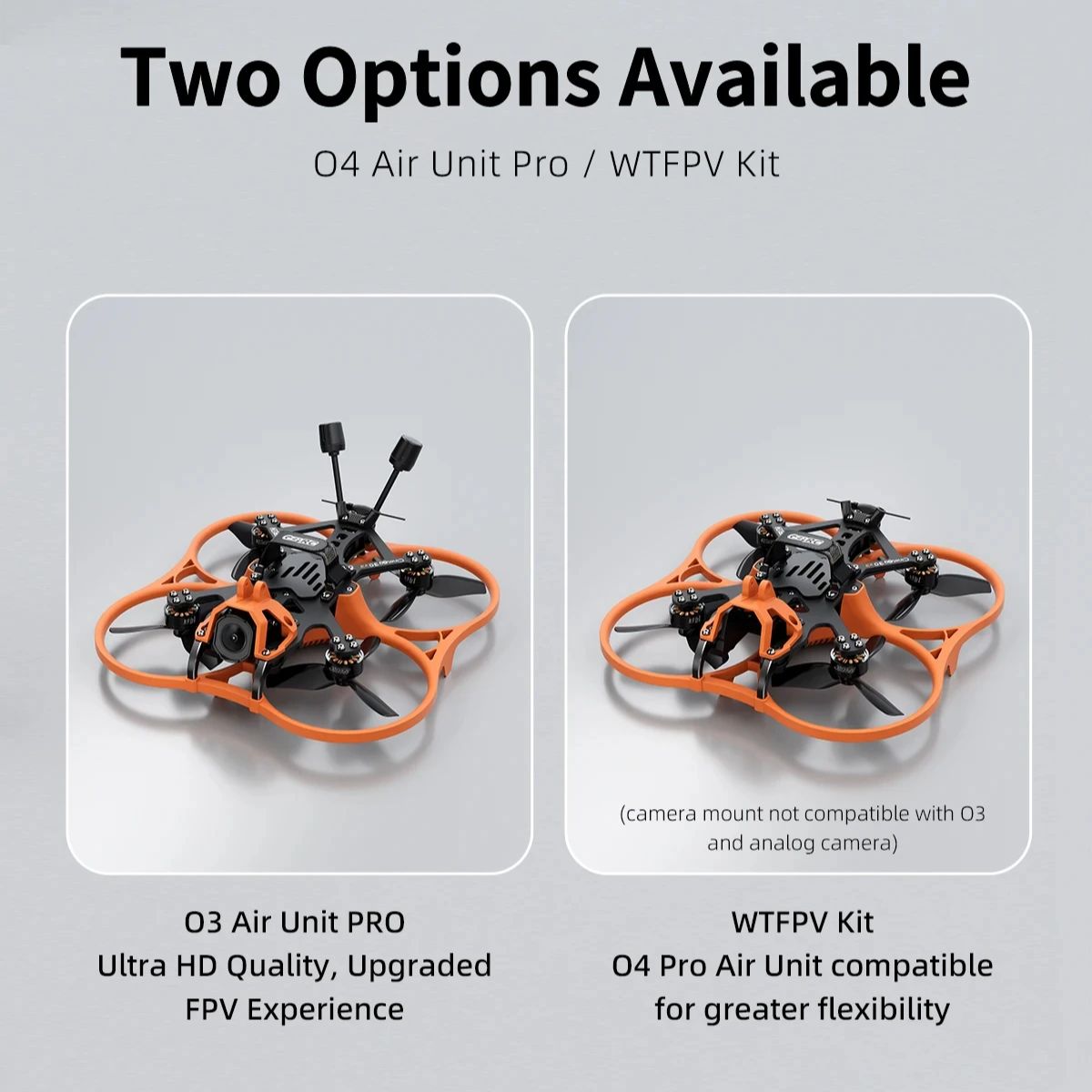 GEPRC Cinelog30 V3 FPV Quadcop - đánh giá và giá Drone Camera Mount